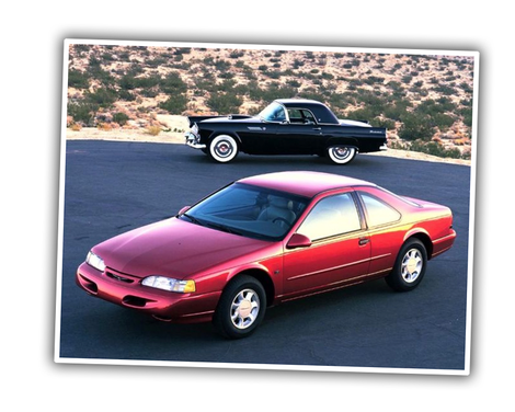 Illustration for article titled Meh Car Monday: The Tenth-Generation Ford Thunderbird Has Way More Bird Than Thunder